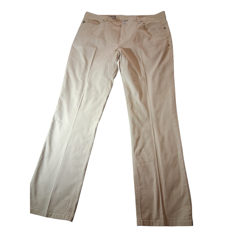 Stio Rivet Canvas Pants Mens 38R Tan Khaki 5-Pocket Straight Leg Outdoor Casual